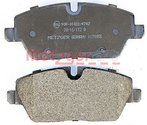 METZGER 1170055 Bremsbelagsatz, Scheibenbremse